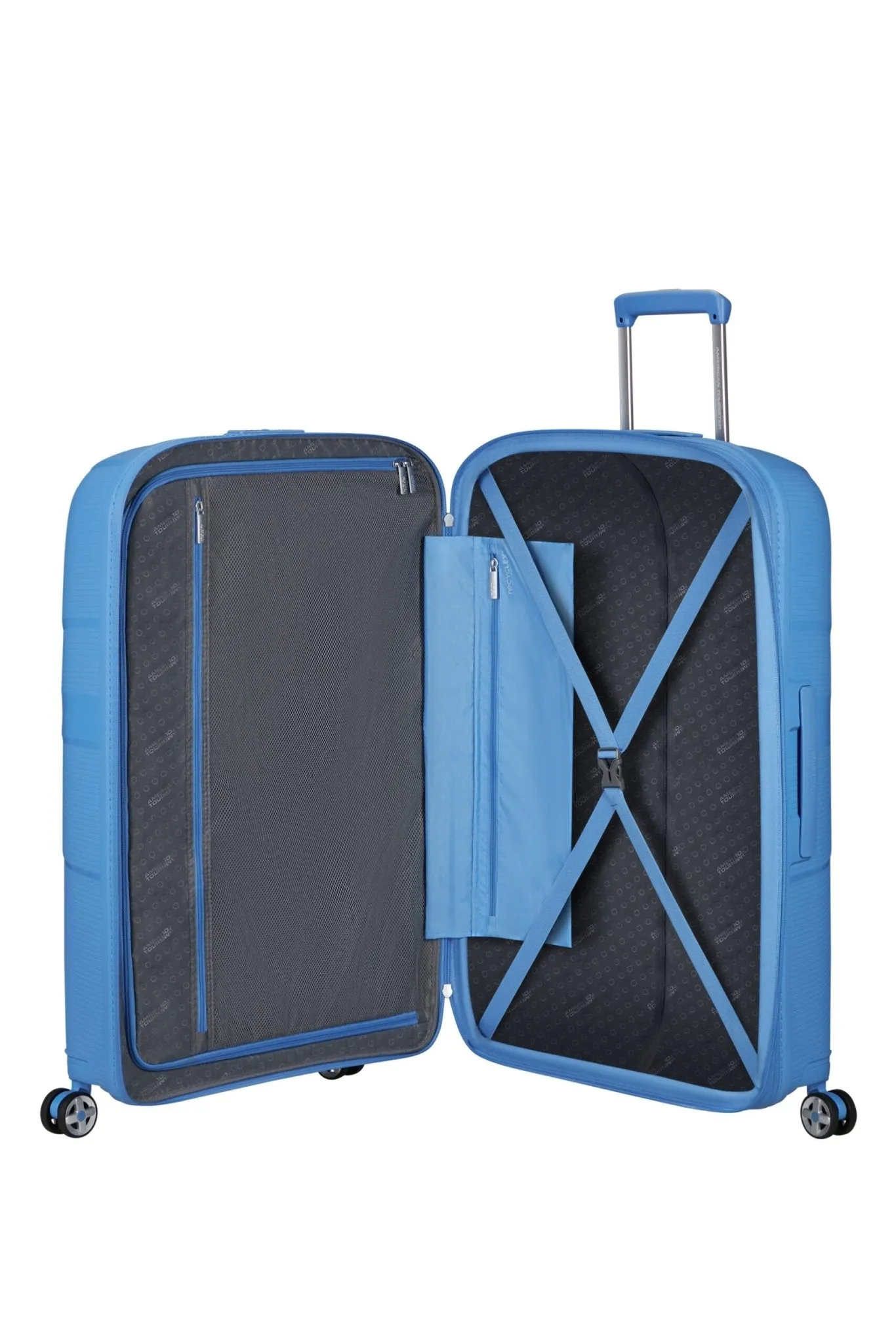 American Tourister Starvibe Expandable 77cm Large Spinner | Tranquil Blue