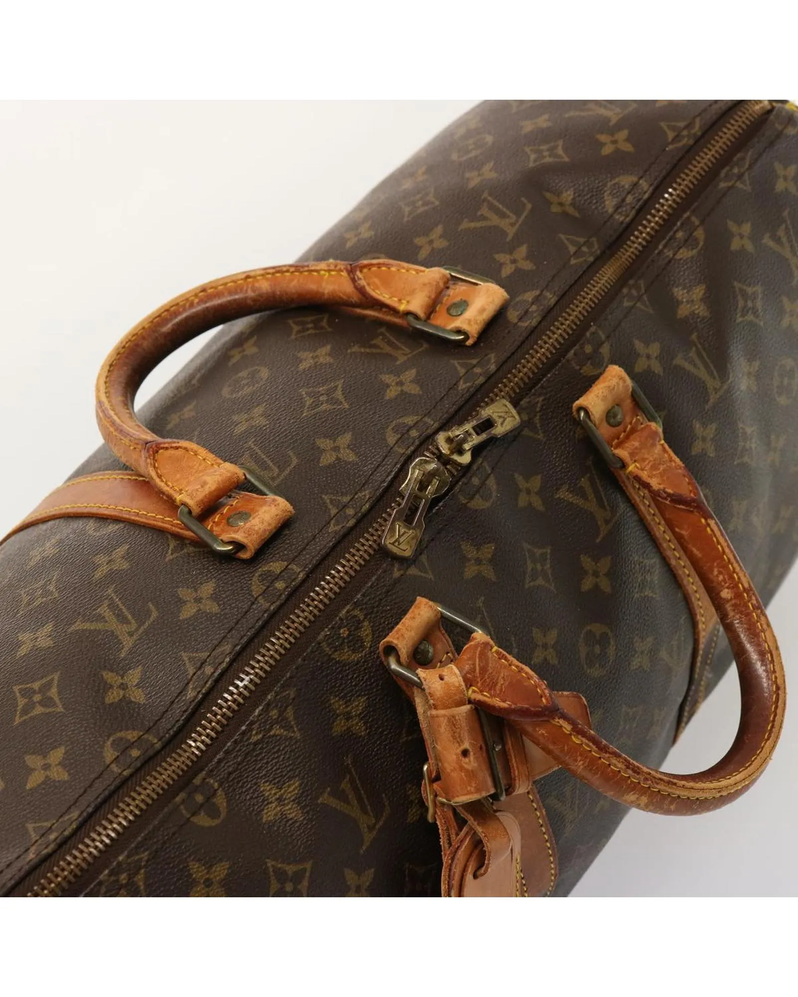 Authentic LOUIS VUITTON Keepall 55 Monogram Canvas Travel Duffel Bag