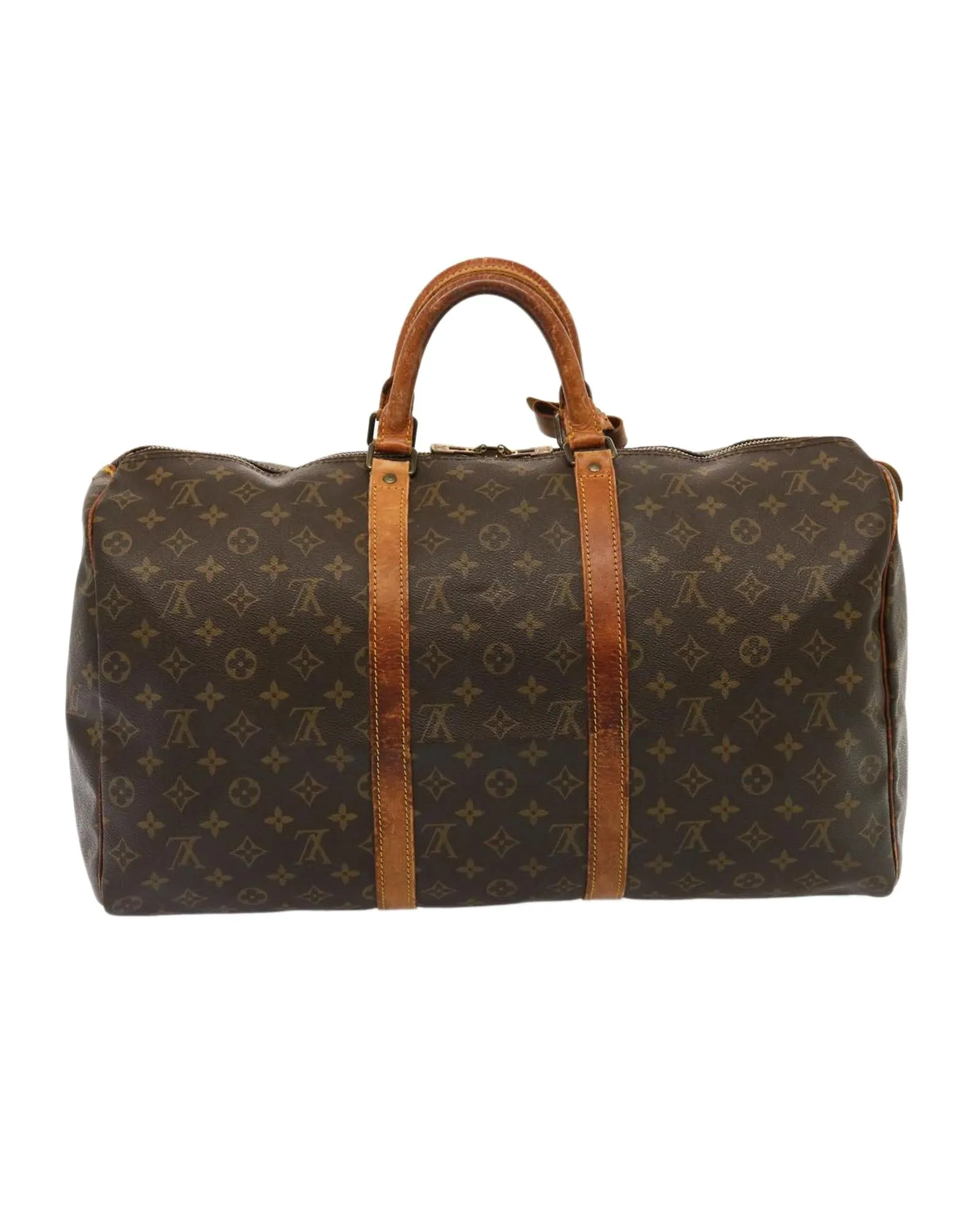 Authentic LOUIS VUITTON Keepall 55 Monogram Canvas Travel Duffel Bag