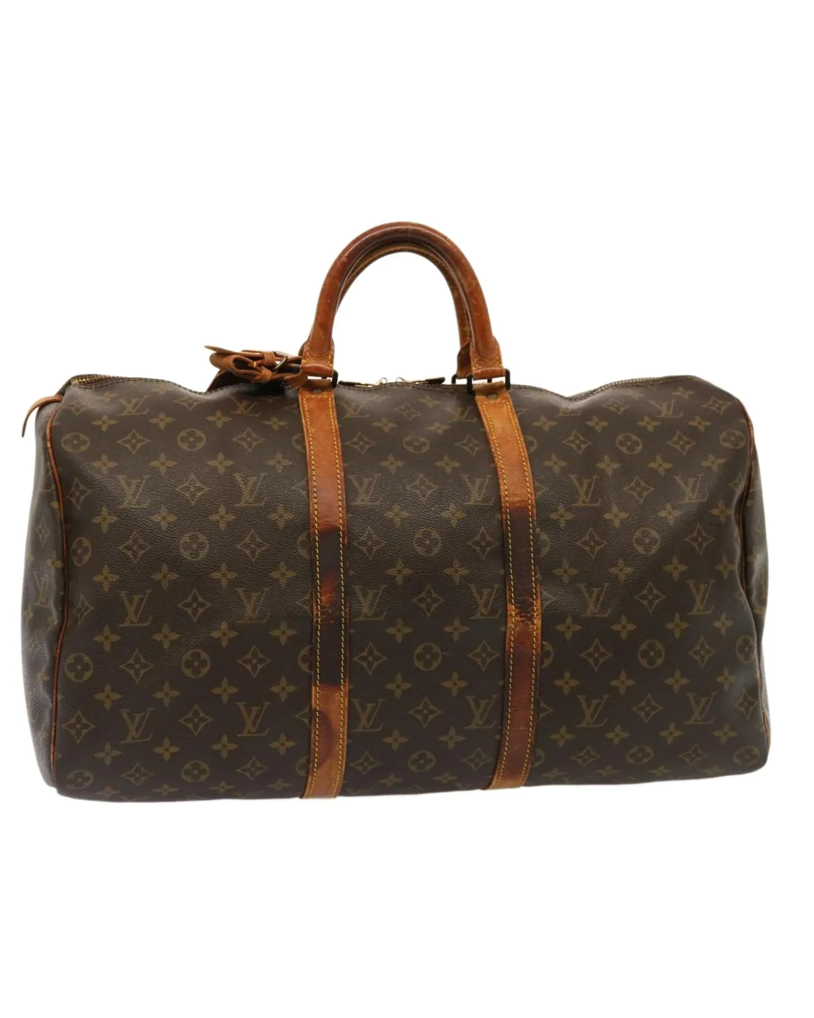 Authentic LOUIS VUITTON Keepall 55 Monogram Canvas Travel Duffel Bag