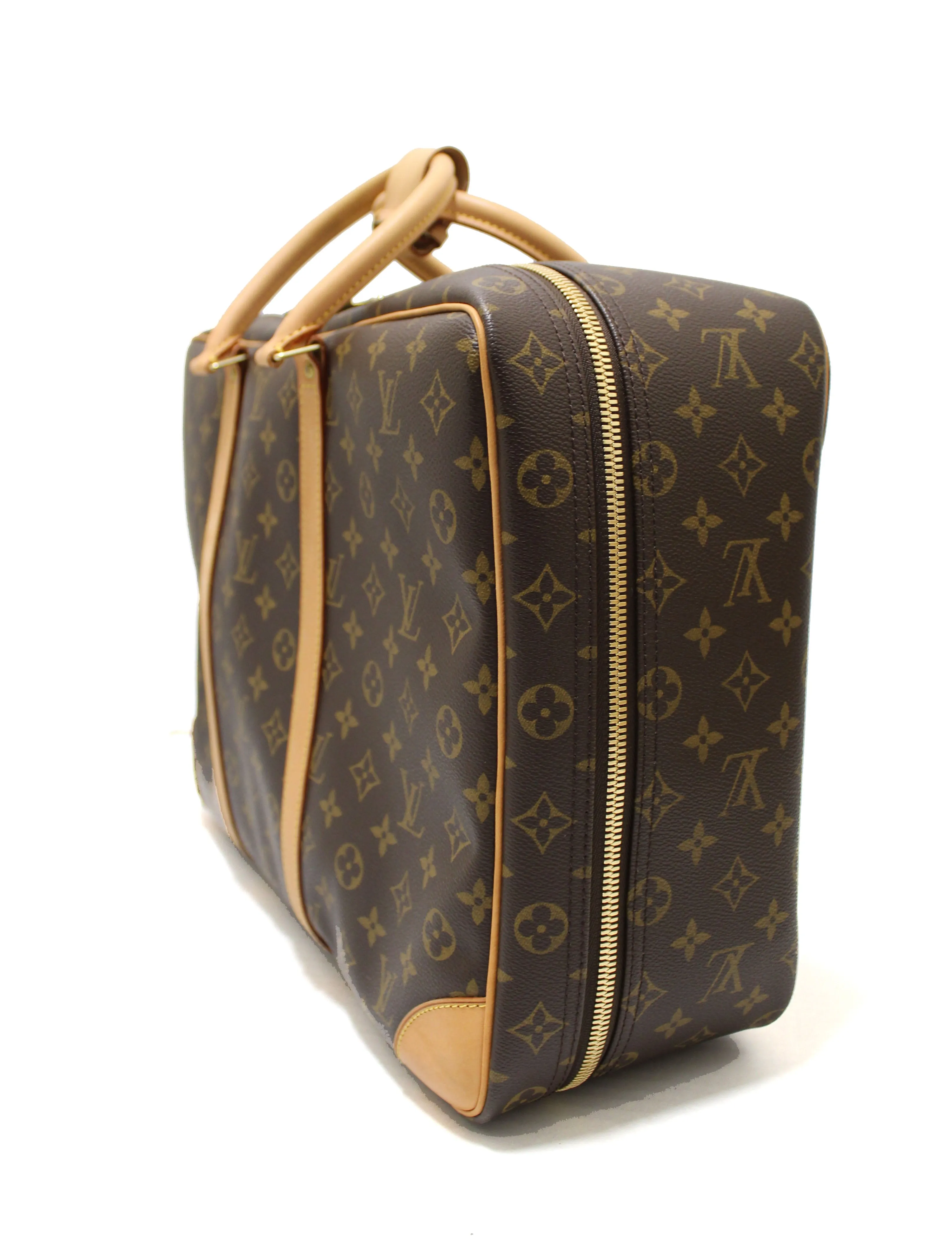 Authentic Louis Vuitton Monogram Canvas Sirius 45 Luggage Carry On Travel Bag