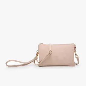 Blush Riley Wristlet Crossbody