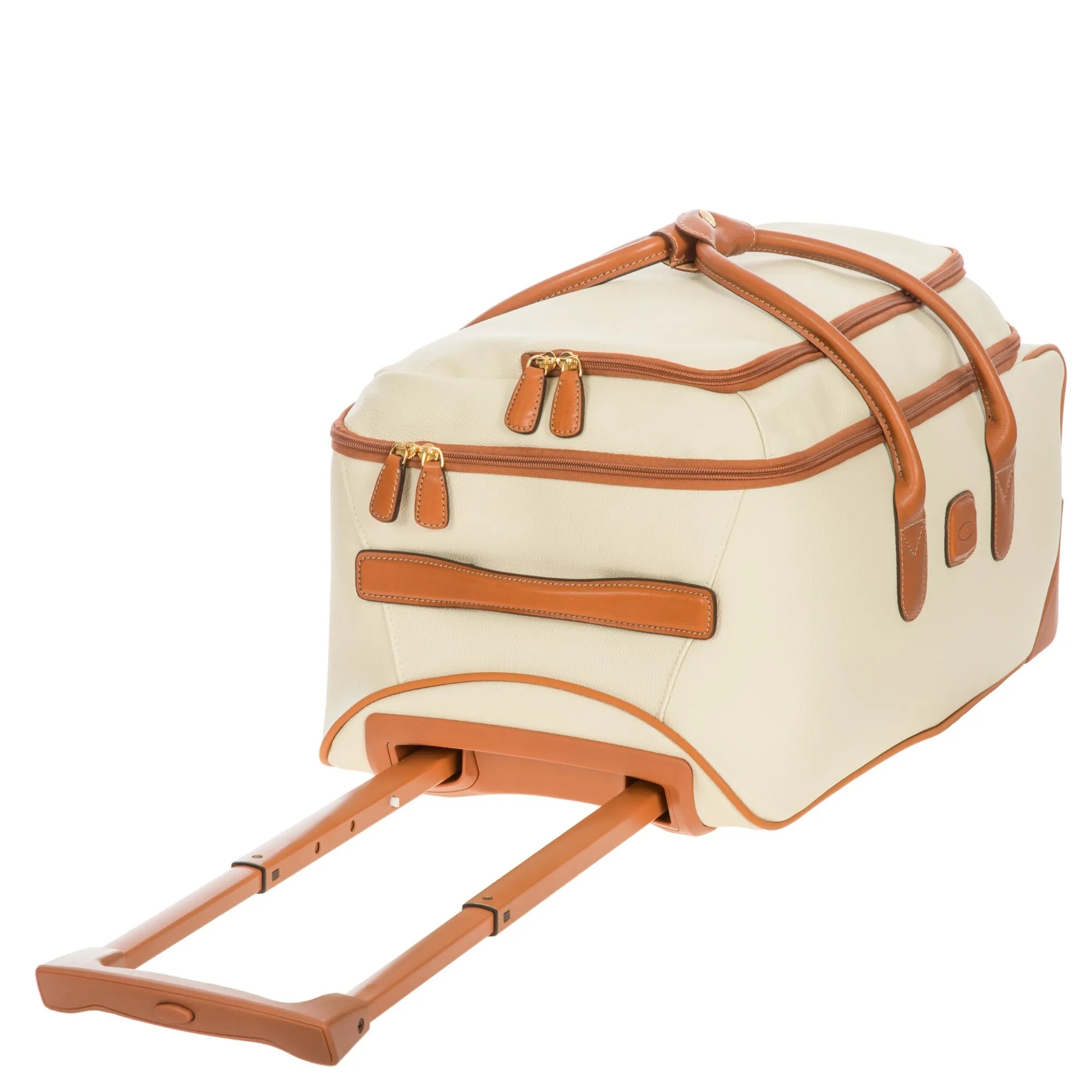 Bric's Firenze 21" Carry On Rolling Duffel Cream