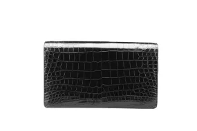 Double Zipper Men Clutch Bags Crocodile Leather Men's Wallet Men Handy Bag Long Wallets Man Purses