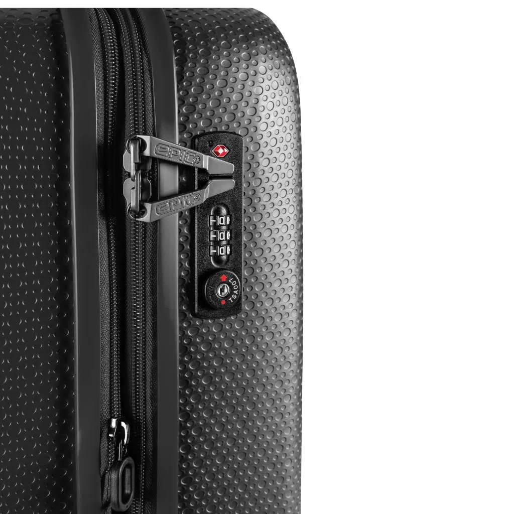 Epic GTO 5.0 55cm Carry On Expander Suitcase - Frozen Black