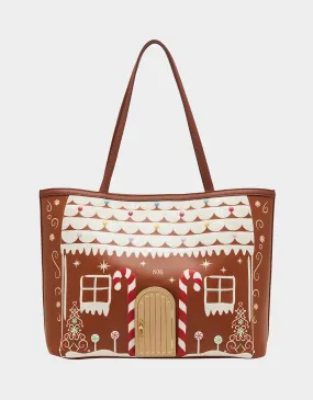 GINGERBREAD TOTE BROWN