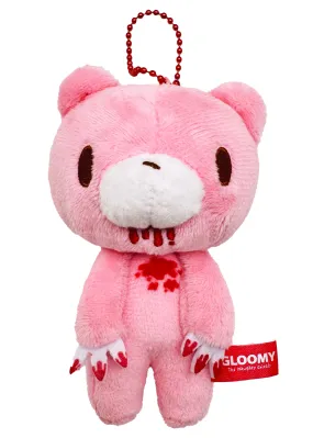 Gloomy Bear Blood Bear Plush Ball Chain Mascot Keychain