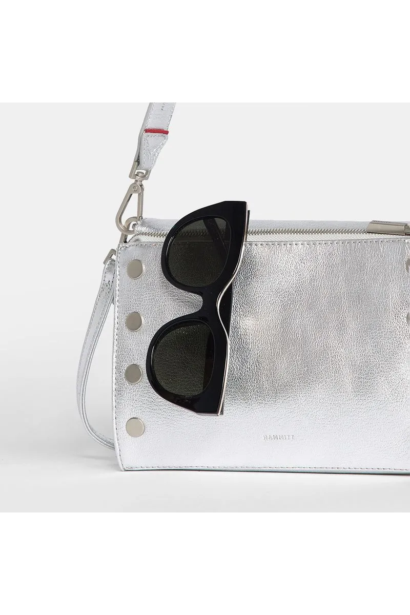 Hammitt Montana Clutch Small 14368 | Sidewalk Silver/Brushed Silver