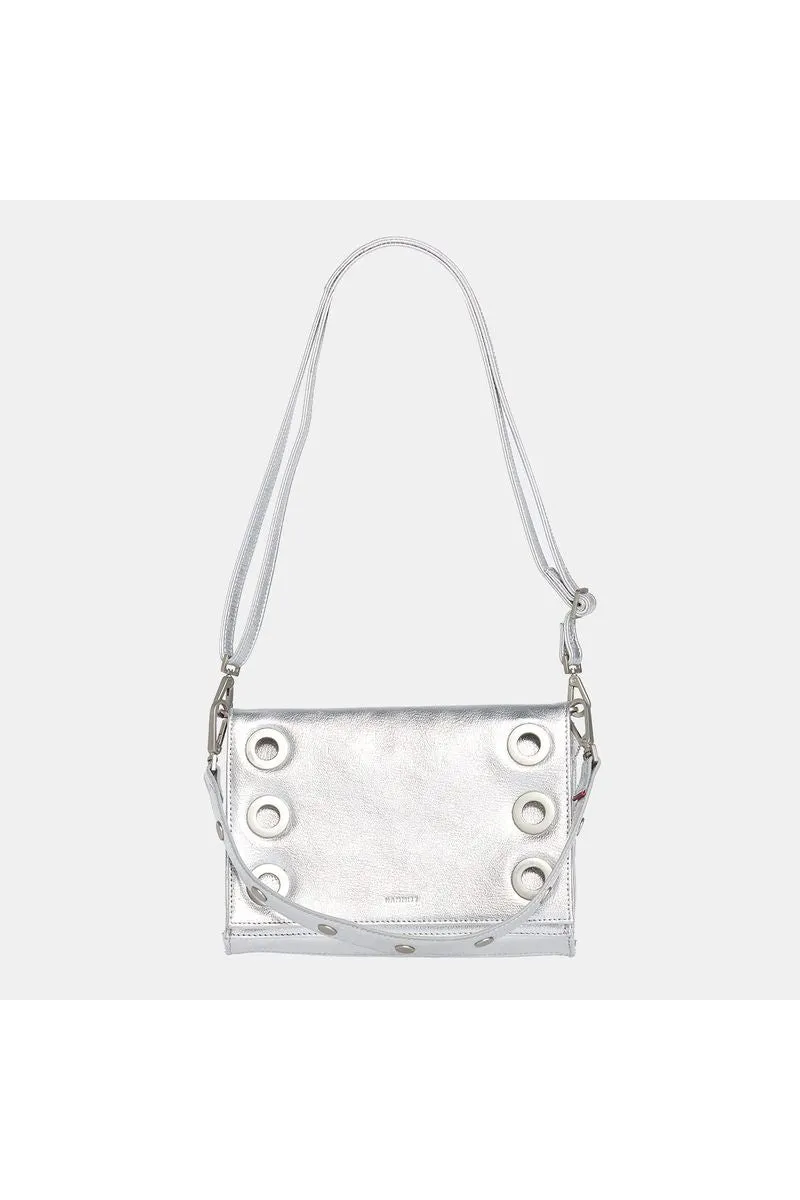 Hammitt Montana Clutch Small 14368 | Sidewalk Silver/Brushed Silver