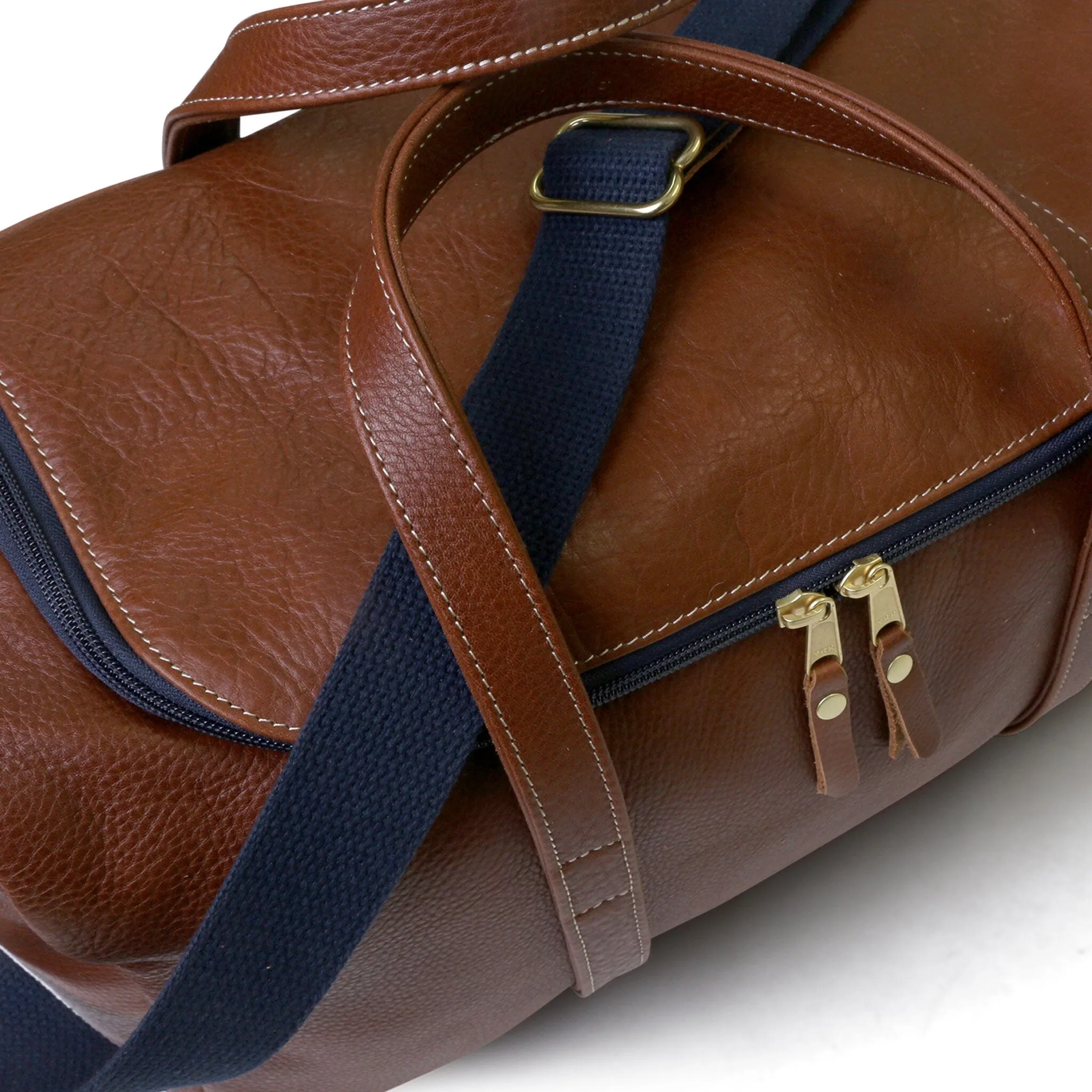 Heritage All Leather Commuter Duffel - Chestnut