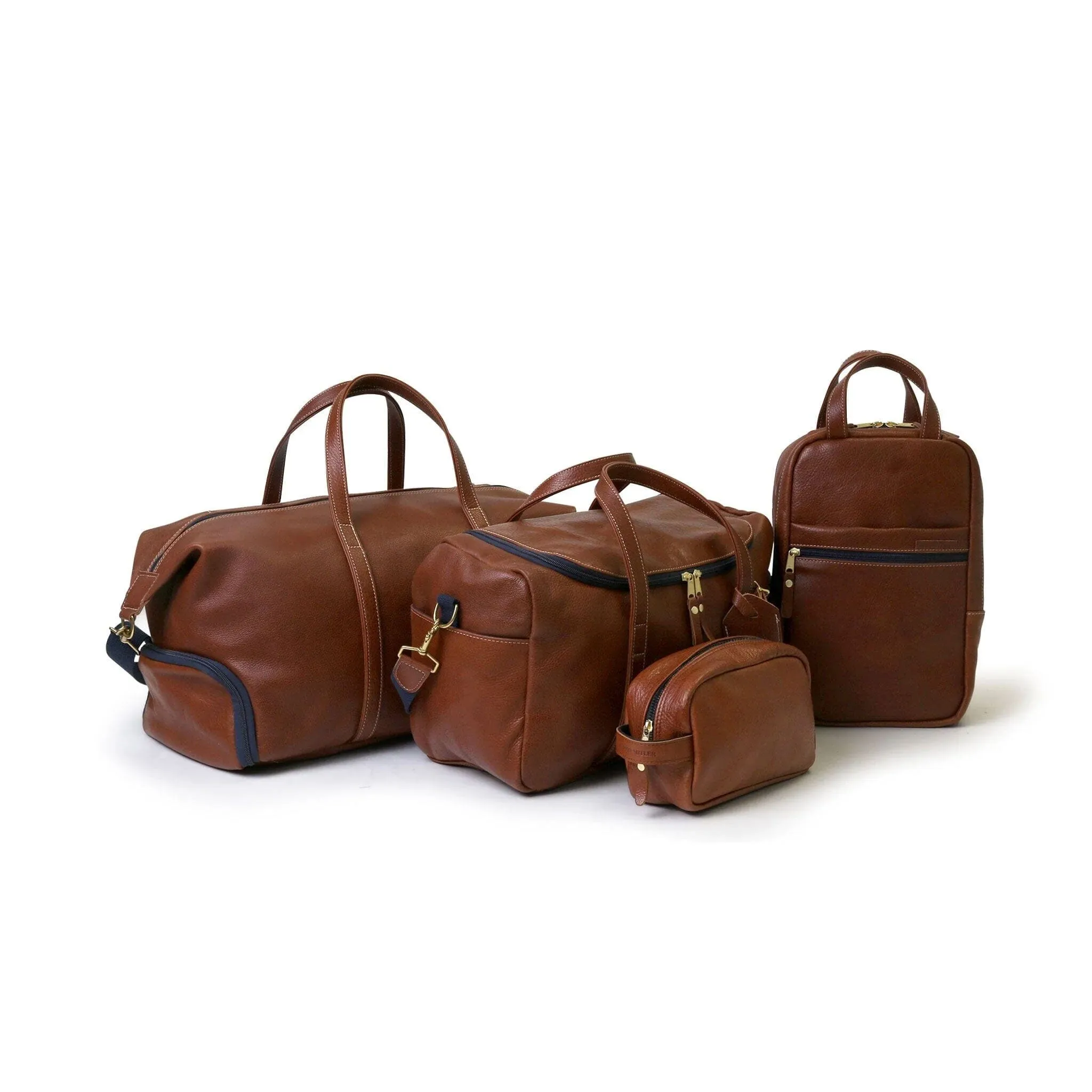 Heritage All Leather Commuter Duffel - Chestnut