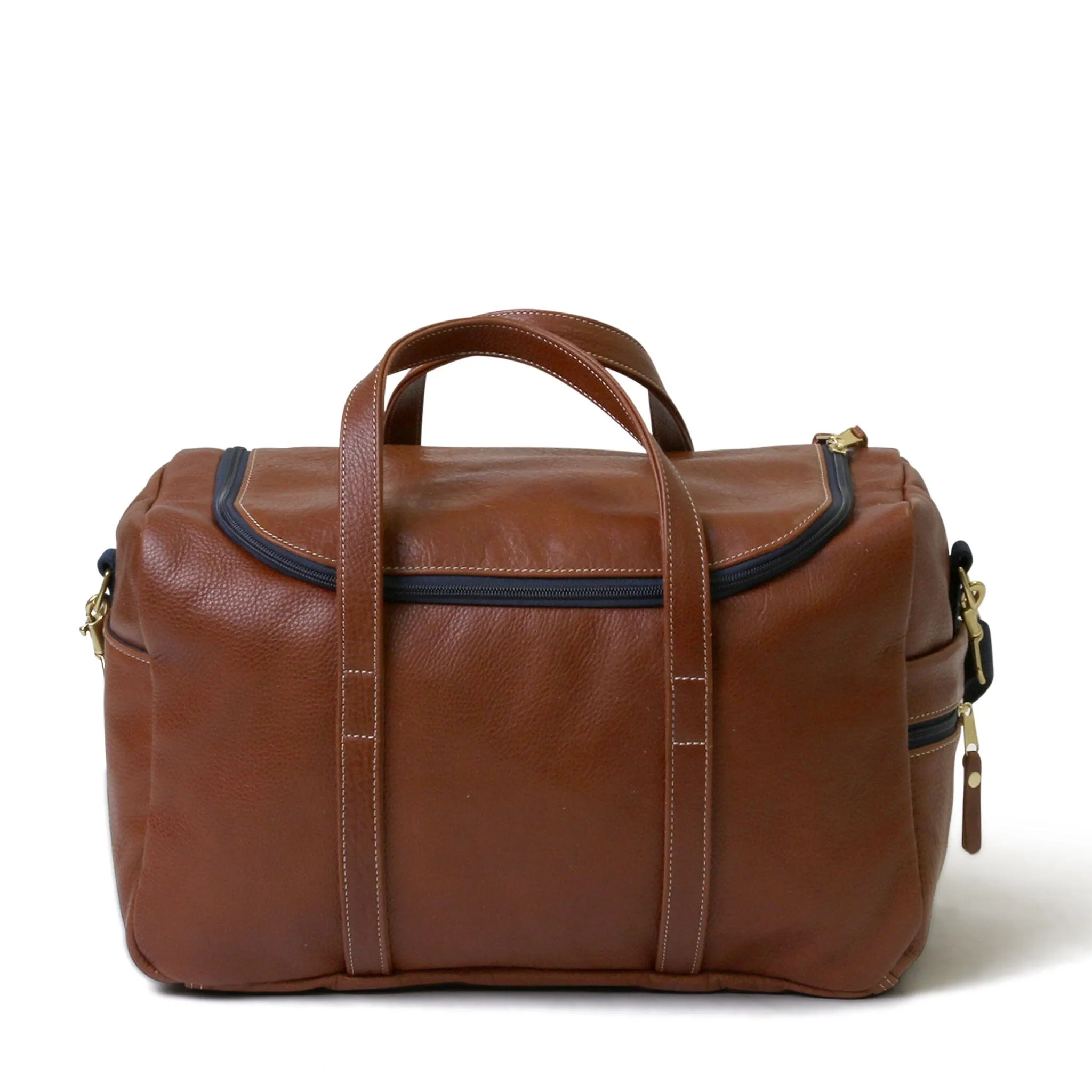 Heritage All Leather Commuter Duffel - Chestnut