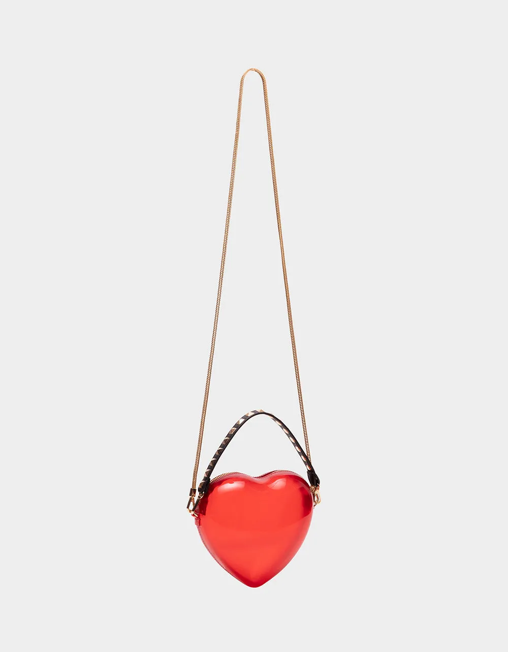 KITSCH HEART BEAT CROSSBODY RED