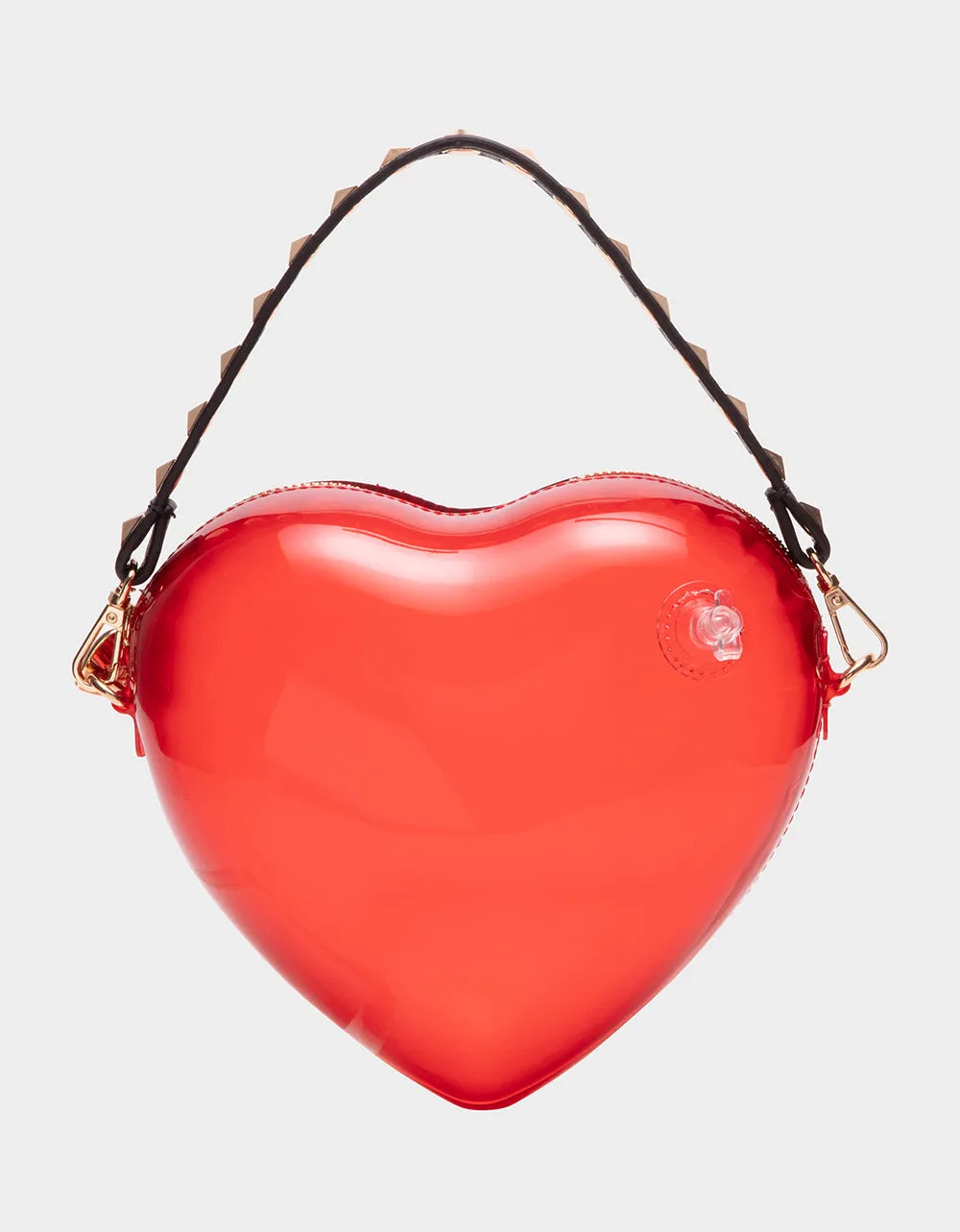 KITSCH HEART BEAT CROSSBODY RED