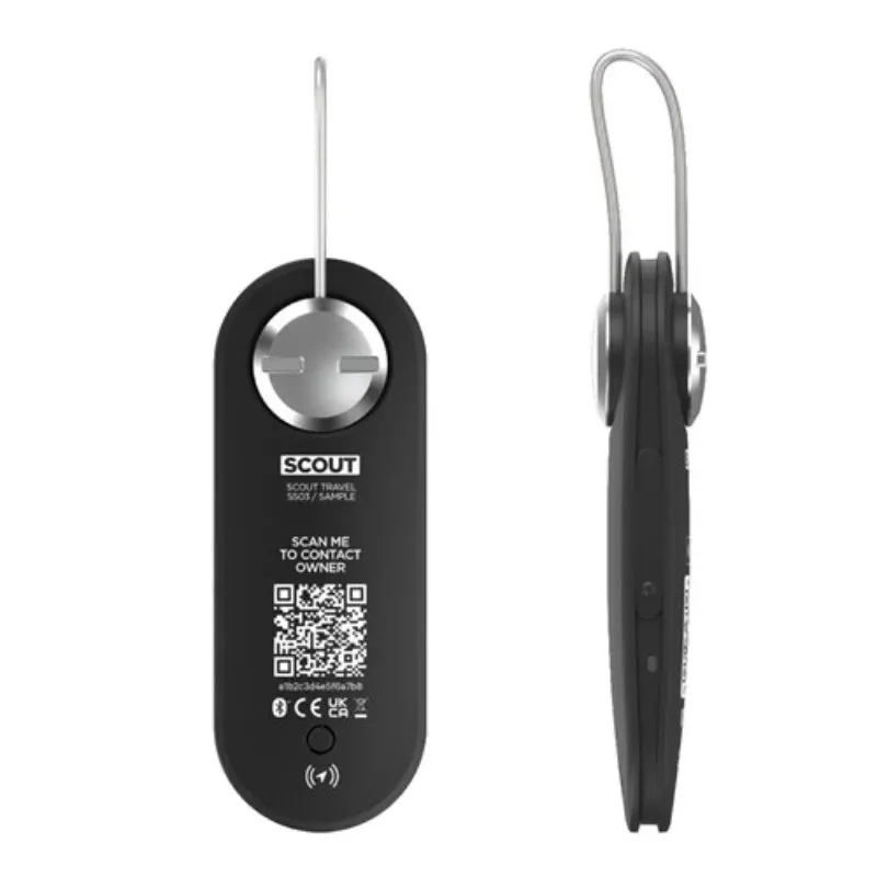 Knog Scout Travel - Luggage Tag, Finder & Alarm - Rechargeable