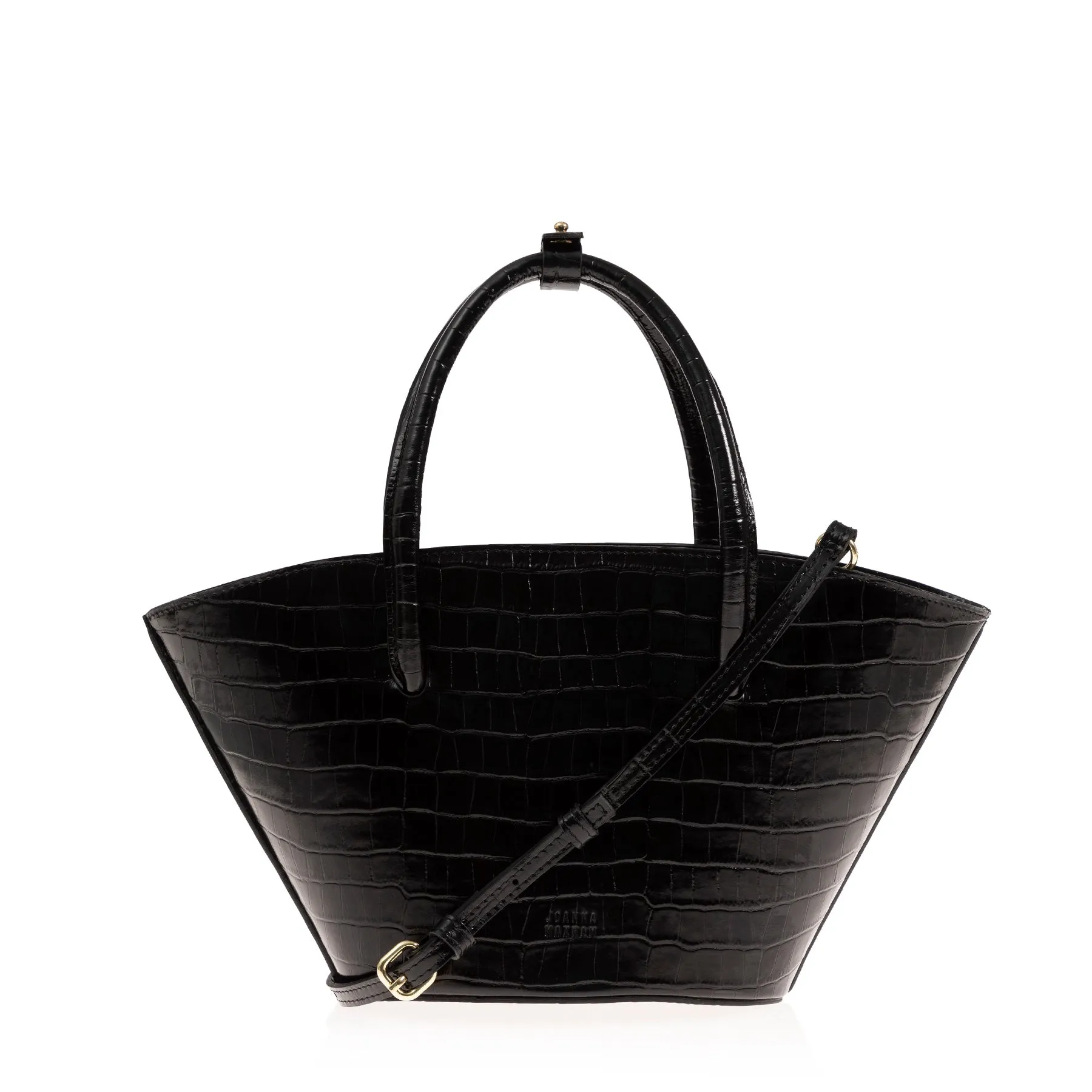 Lady's Gambit (Black Croc-Embossed)