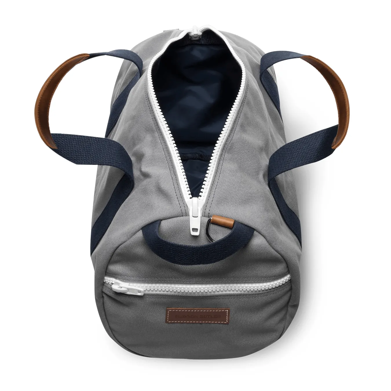 Medium Chatham Duffel Bag- Grey/Navy