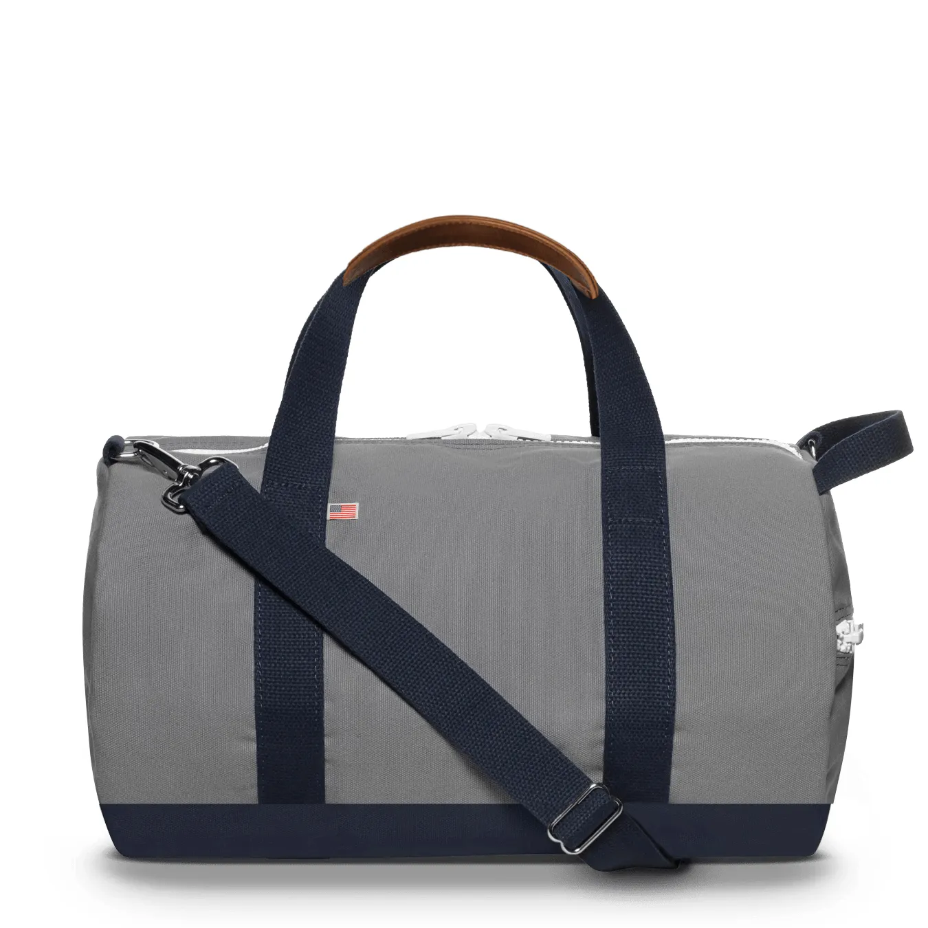 Medium Chatham Duffel Bag- Grey/Navy