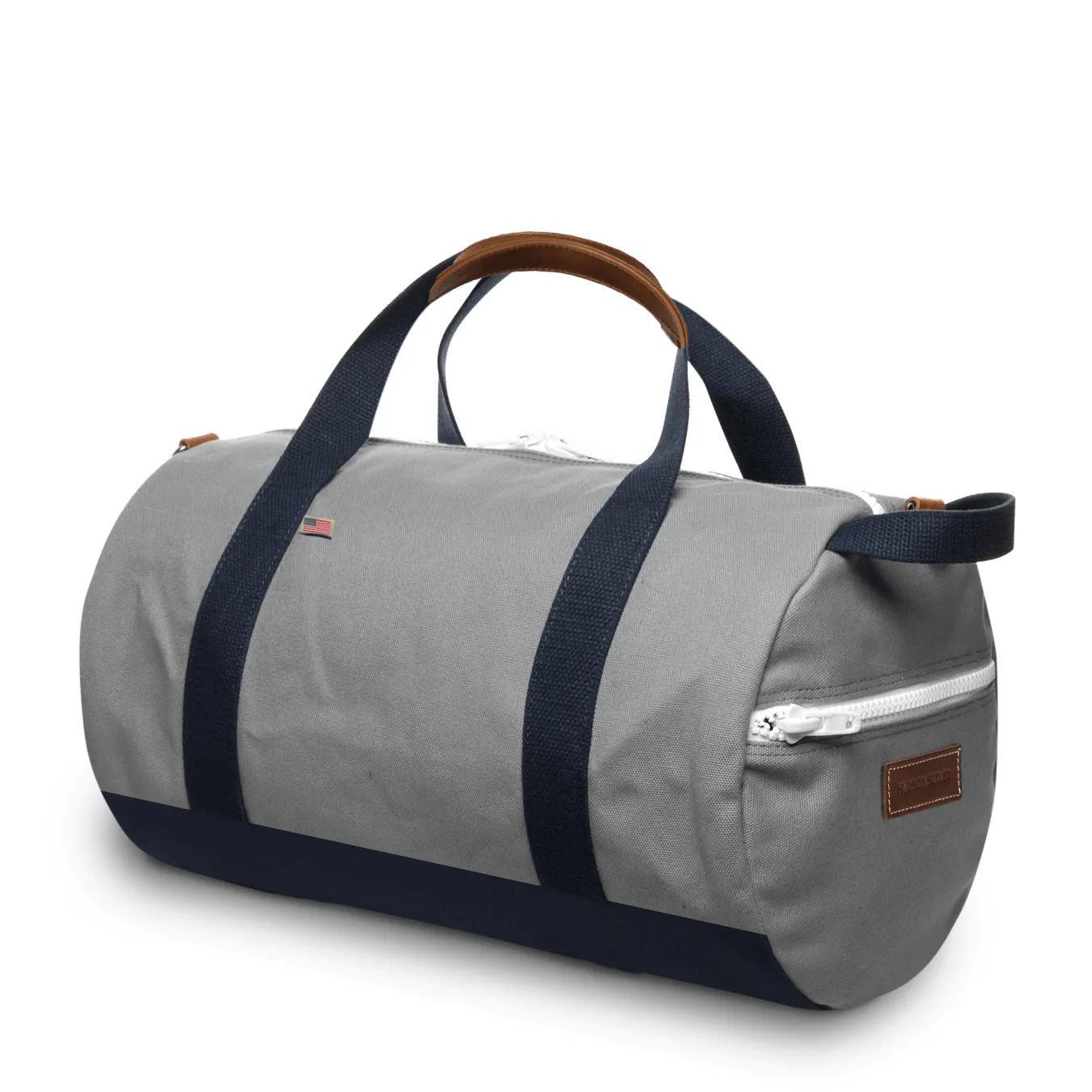 Medium Chatham Duffel Bag- Grey/Navy