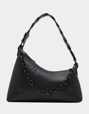 OFF KILTER ROSETTE BAG BLACK