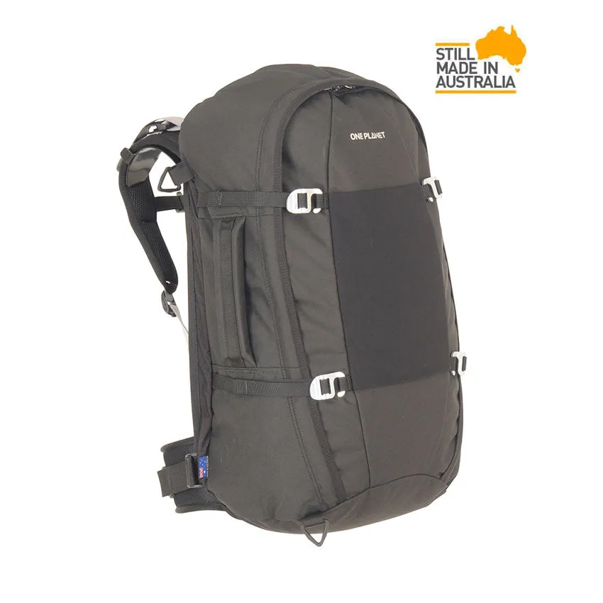 One Planet Wing it Travel Backpack - Black/Black