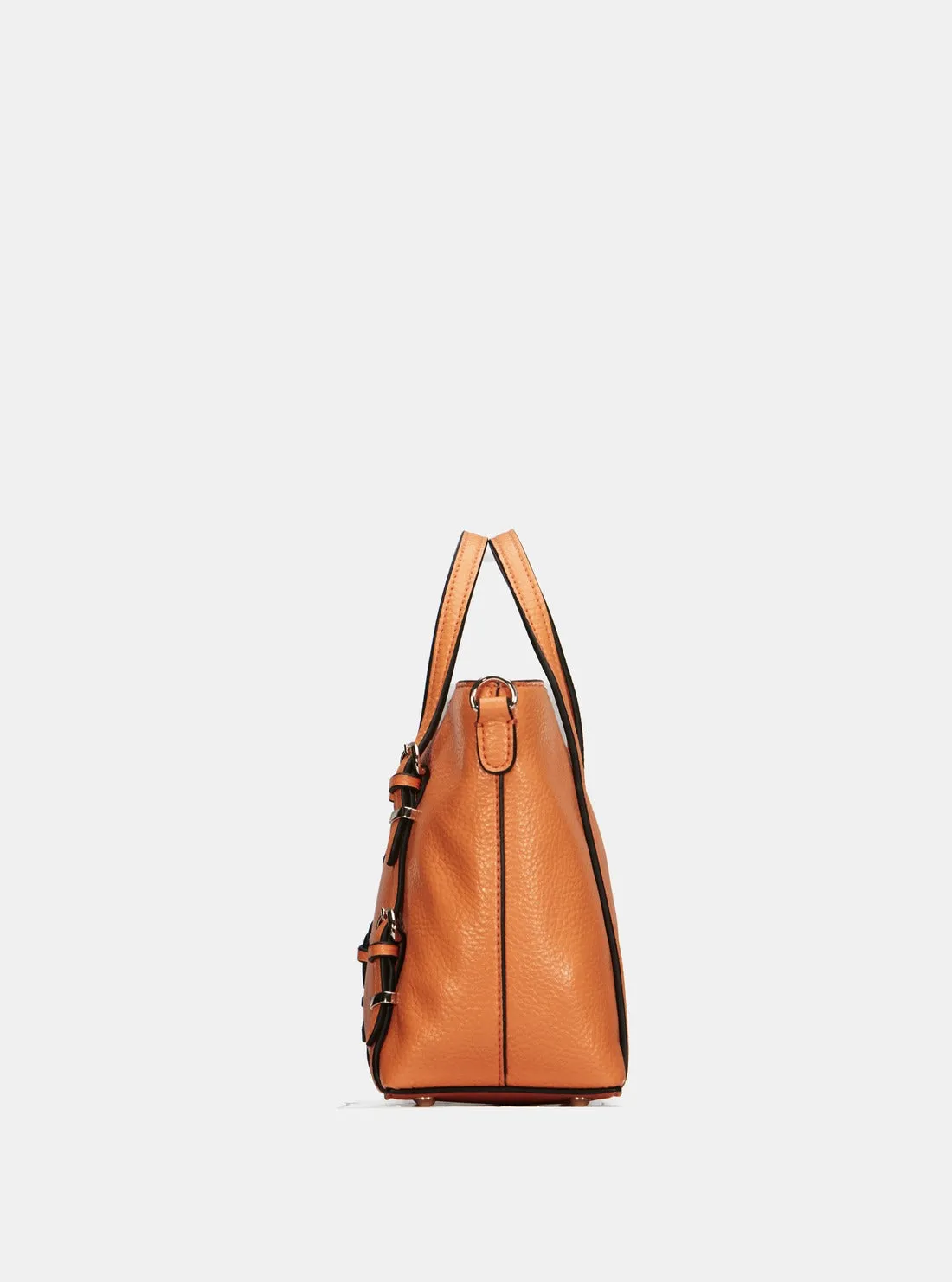 Orange Levia Mini Satchel Bag