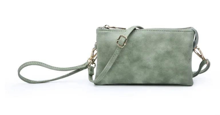 Riley Crossbody/Wristlet Jade