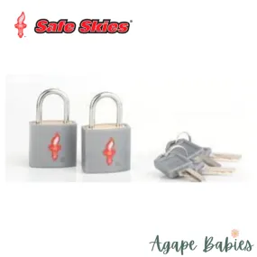 Safe Skies Padlock Double Set - Gunmetal