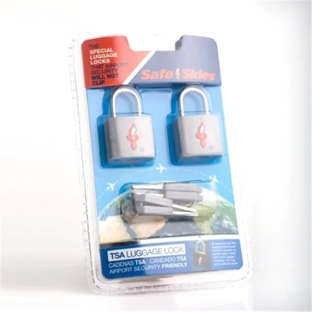 Safe Skies Padlock Double Set - Gunmetal