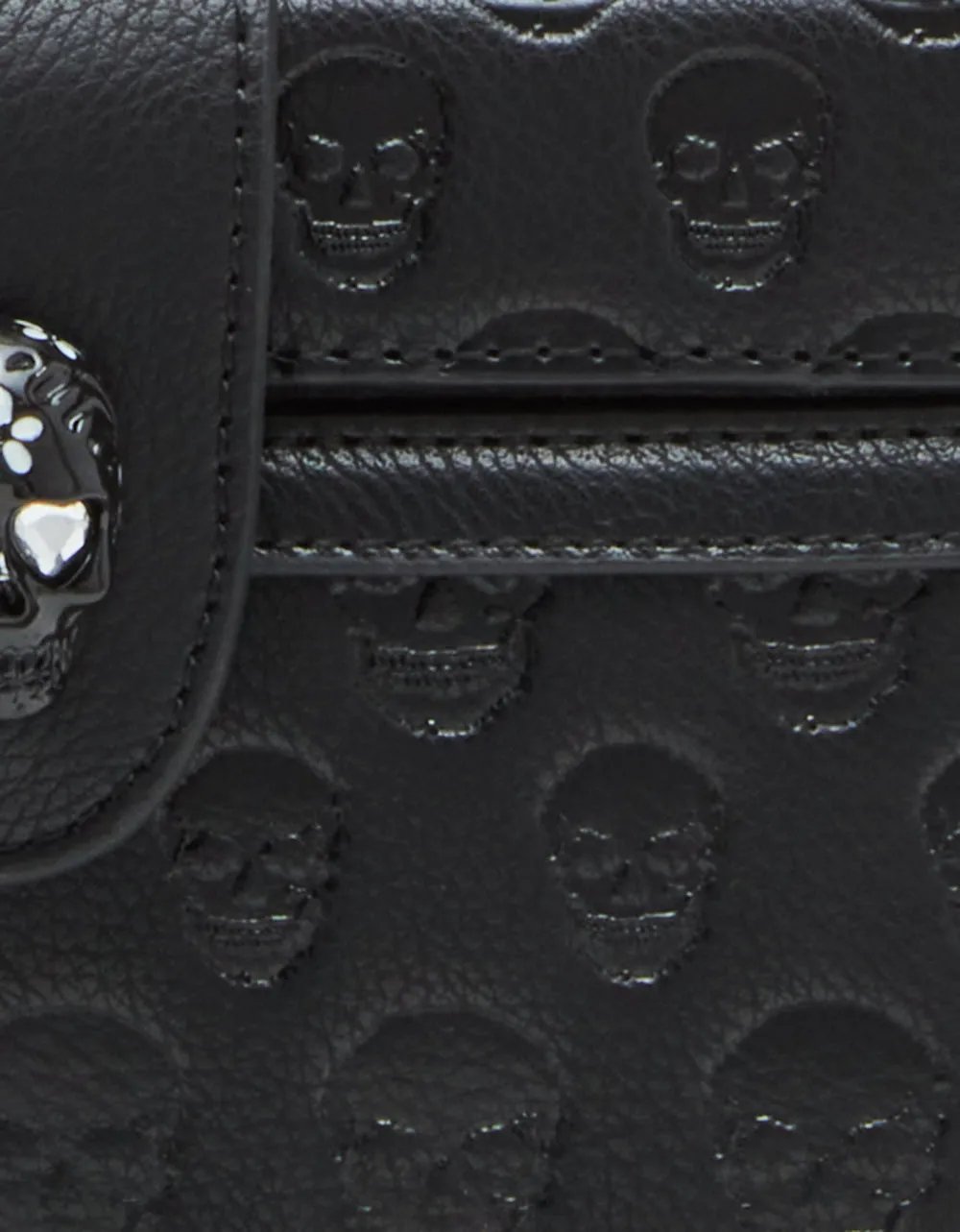 SKULL BOSS VANITY BAG BLACK