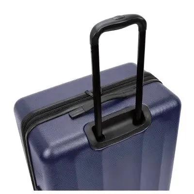 Skyline Hardside Large Checked Spinner Suitcase - Navy Peony