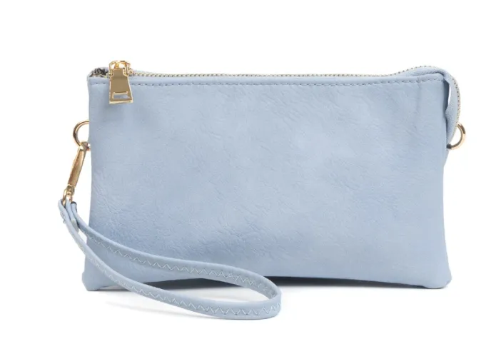 Solid Wristlet Crossbody Periwinkle