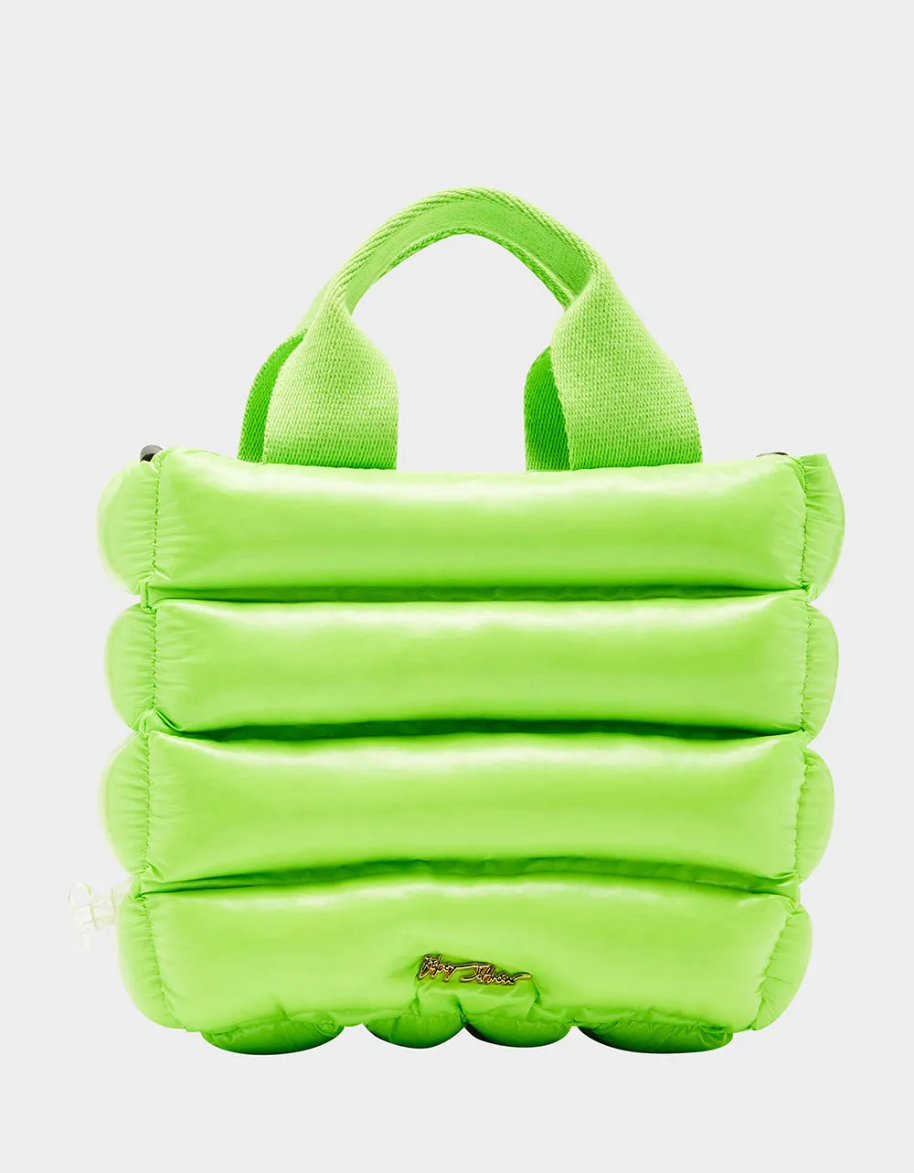 THAR SHE BLOWS WET NYLON MINI TOTE CITRON