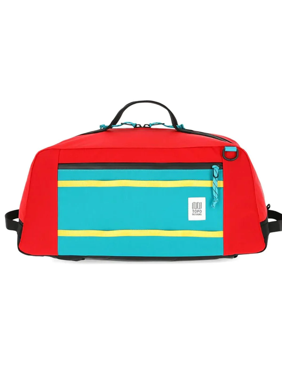 Topo Designs Mountain Duffel Red Turquoise