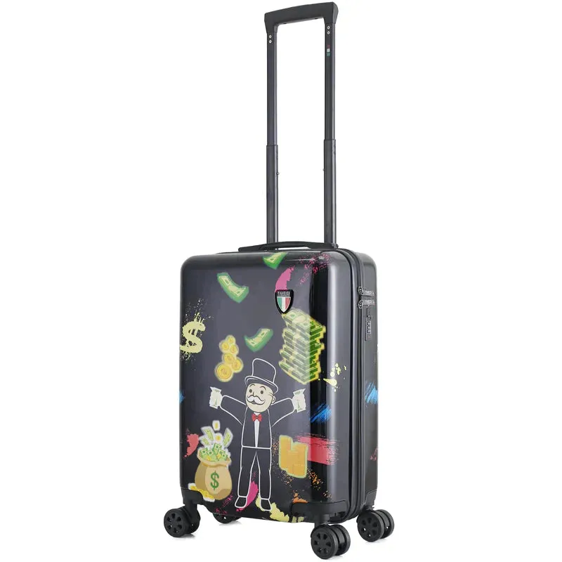 Tucci Dinero Money Man 20" Carry-On Hardside Luggage