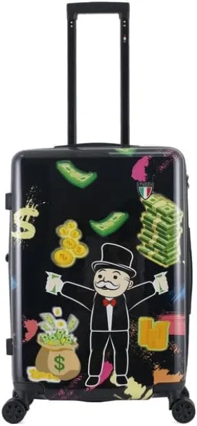 TUCCI Italy Money Man 24” Medium Hardside Checked Suitcase