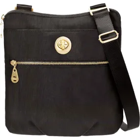 Women's Baggallini Hanover Crossbody Black Nylon